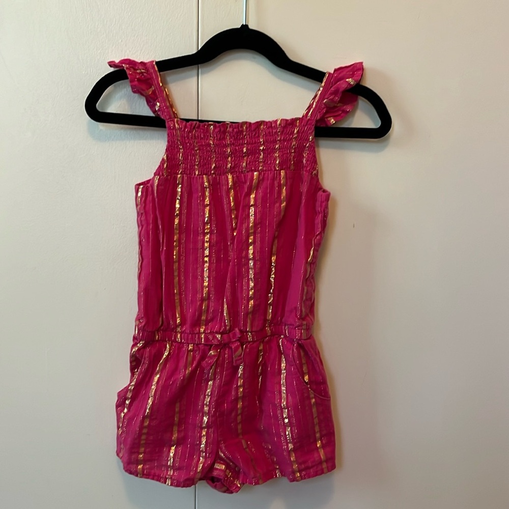 Cat & Jack Pink and gold romper